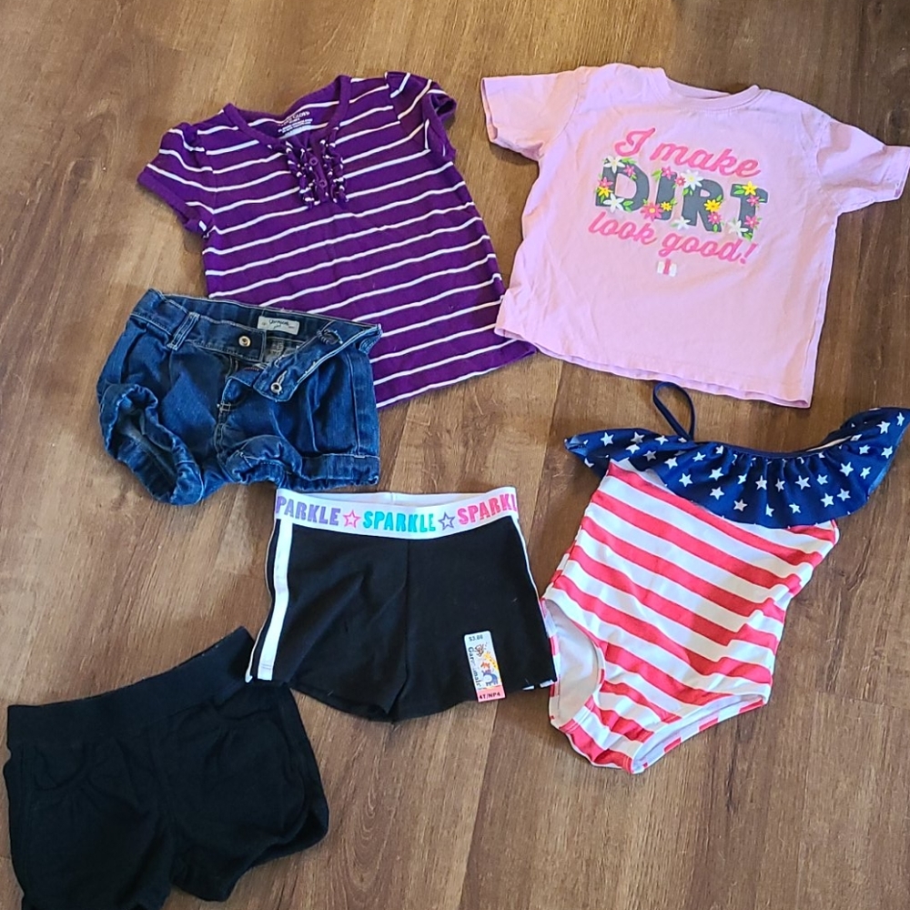 💋3/$30 Girls summer lot. Size 4